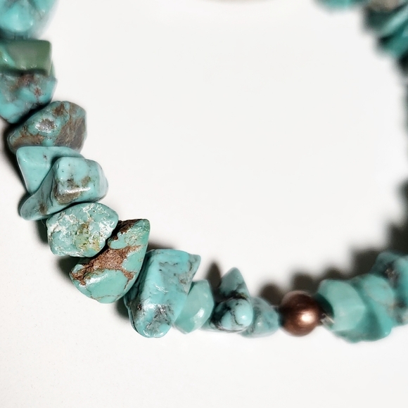 Turquoise Jasper Peace Bracelet - Picture 5 of 6